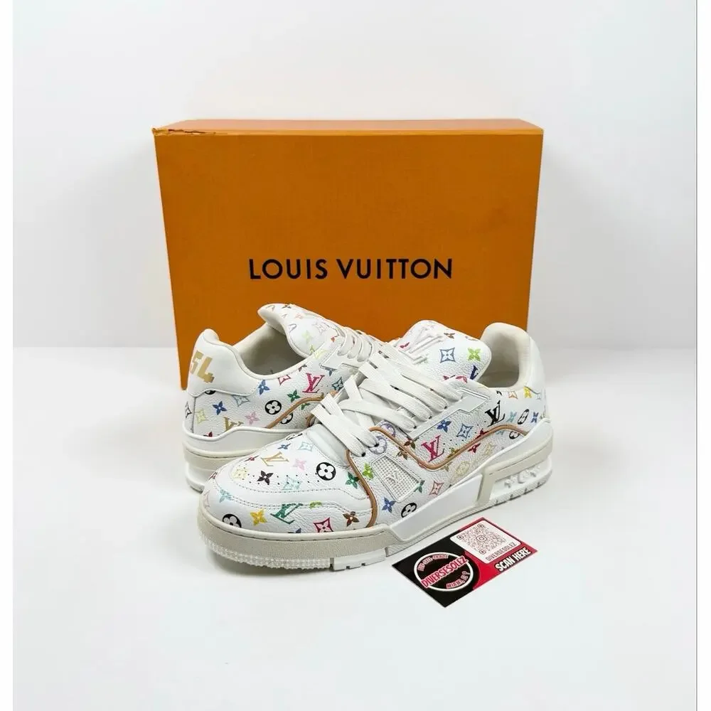 Size 7UK/8US - Louis Vuitton Takashi Murakami White